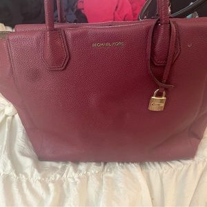 Red Michael kors bag